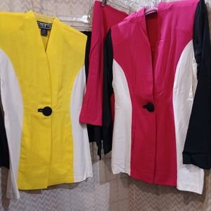 Vintage bold colored skirt suits 5